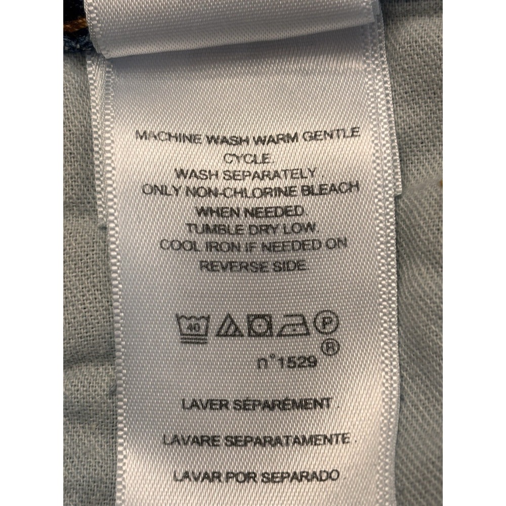 Polo Ralph Lauren Womens 26 Avery Boyfriend Blue Jeans Cottagecore Patchwork - Picture 8 of 13